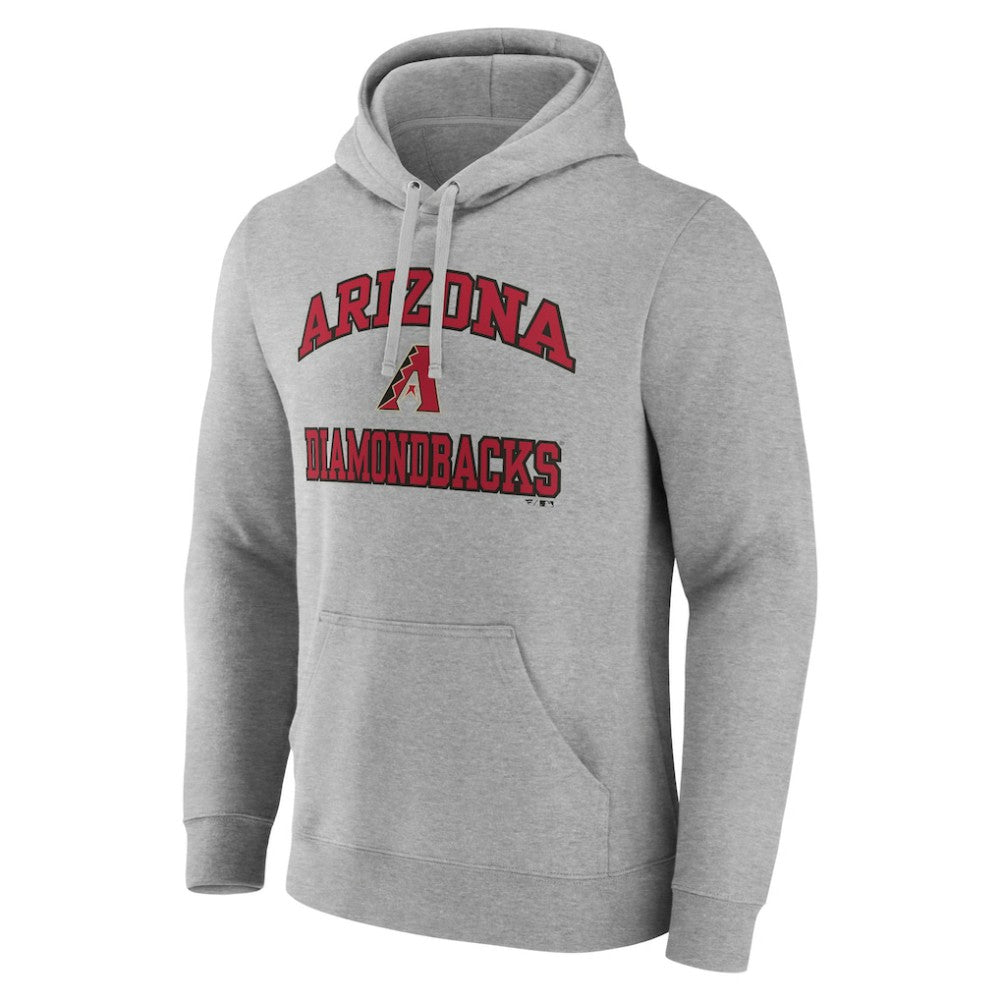 Arizona Diamondbacks MTO Label Heart & Soul Pullover Hoodie Heather Gray