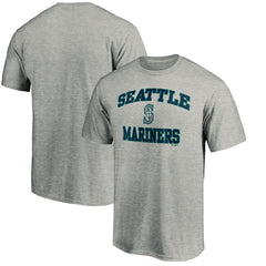 Seattle Mariners MTO Label Heart & Soul T-Shirt Heather Gray