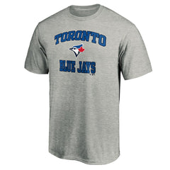 Toronto Blue Jays MTO Label Heart & Soul T-Shirt Heather Gray