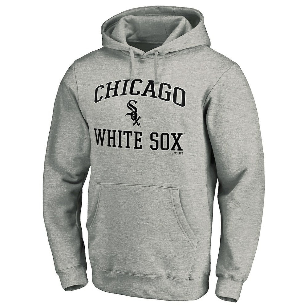 Chicago White Sox MTO Label Heart & Soul Pullover Hoodie Heather Gray
