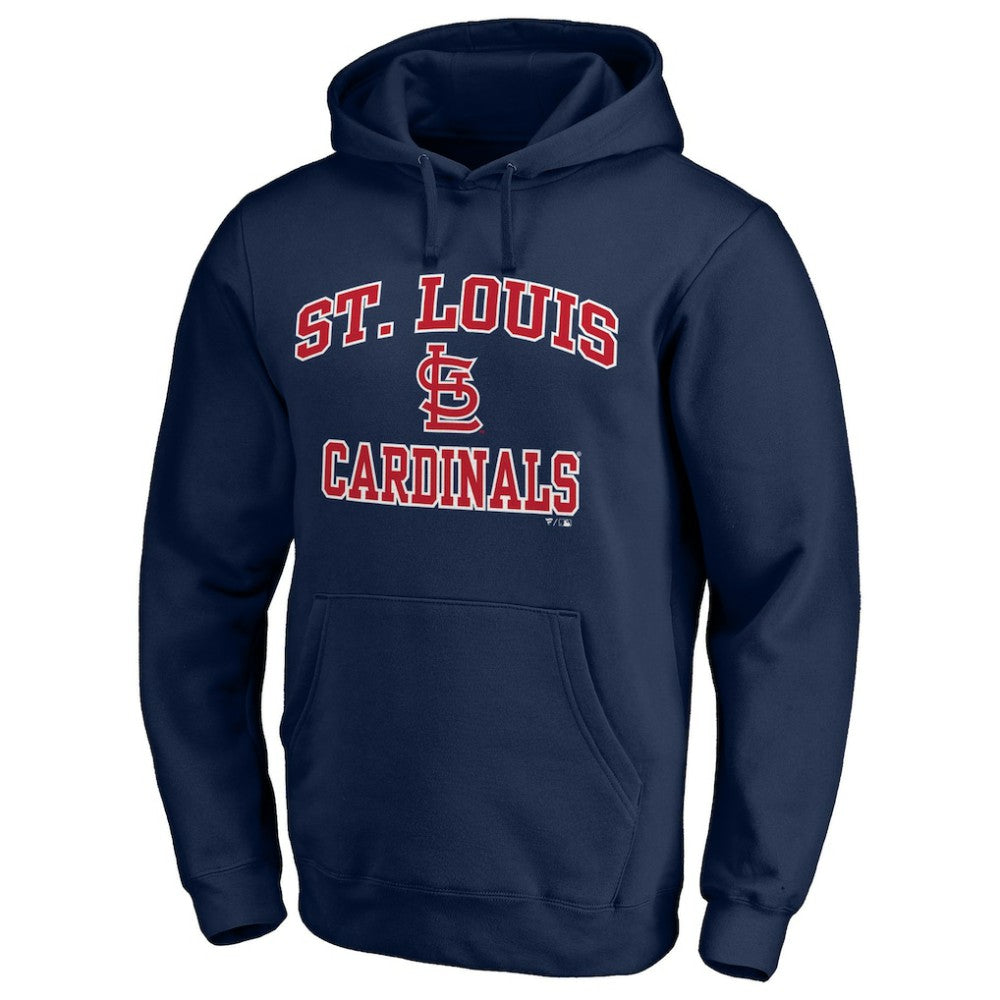 St. Louis Cardinals Heart & Soul Pullover Hoodie Navy