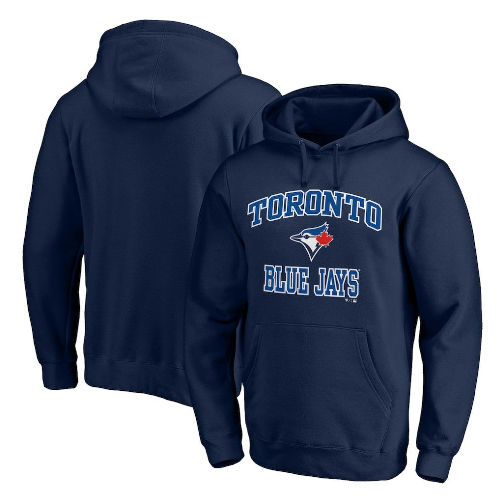 Toronto Blue Jays MTO Label Heart & Soul Pullover Hoodie Navy
