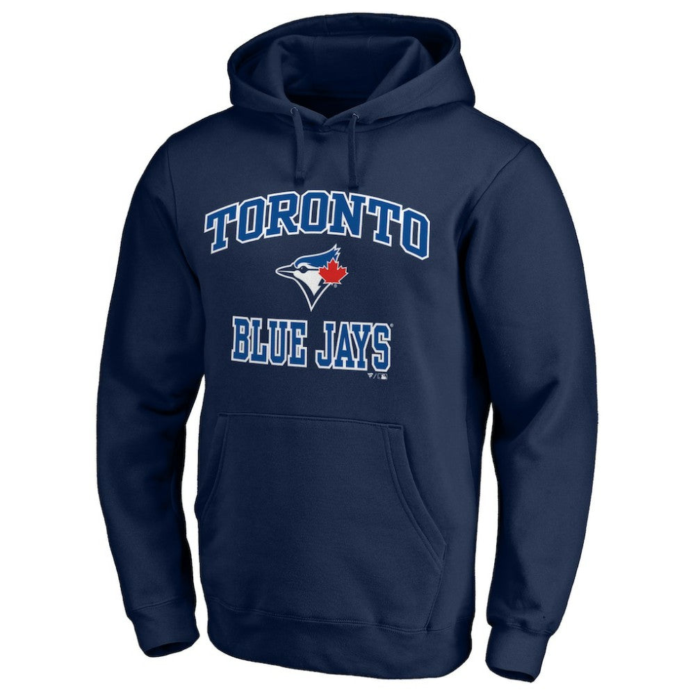 Toronto Blue Jays MTO Label Heart & Soul Pullover Hoodie Navy