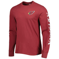 Arizona Cardinals '47 Triple Threat Franklin Long Sleeve T-Shirt - Cardinal on sale