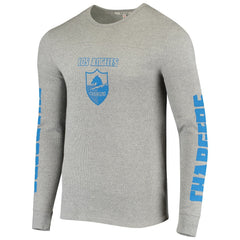 Los Angeles Chargers Junk Food Heavyweight Thermal Long Sleeve T-Shirt - Heathered Gray outlet