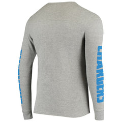 Los Angeles Chargers Junk Food Heavyweight Thermal Long Sleeve T-Shirt - Heathered Gray outlet