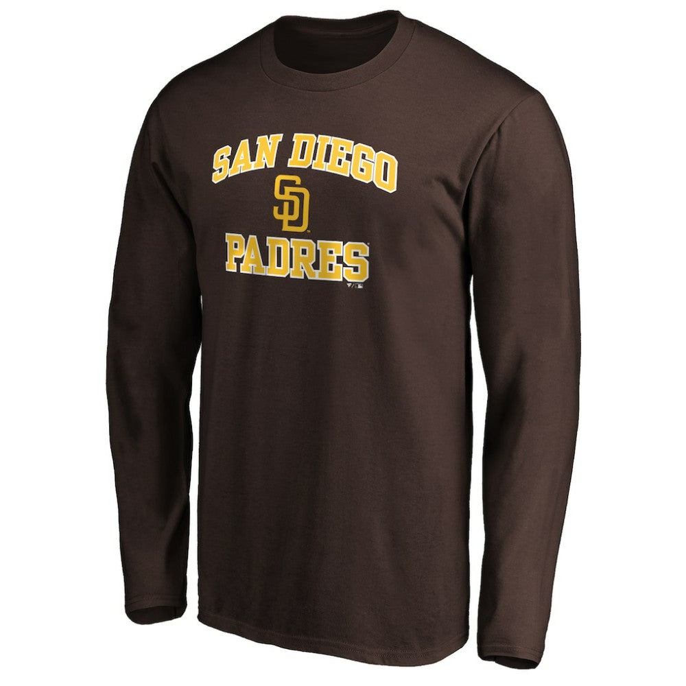 San Diego Padres Team Heart & Soul Long Sleeve T-Shirt Brown