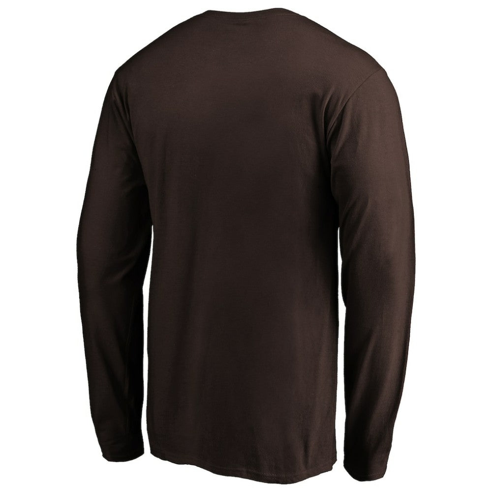 San Diego Padres Team Heart & Soul Long Sleeve T-Shirt Brown