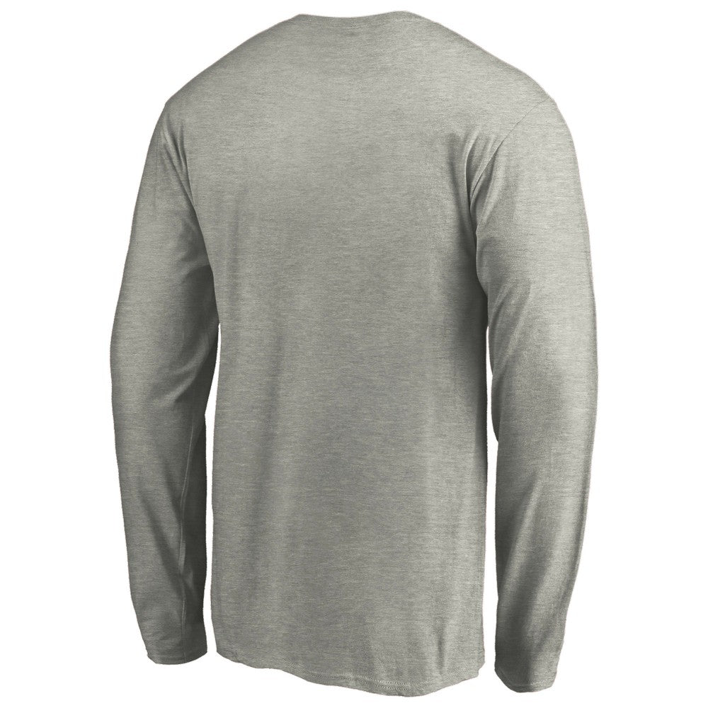 Los Angeles Angels Official Team Logo Long Sleeve T-Shirt Heather Gray