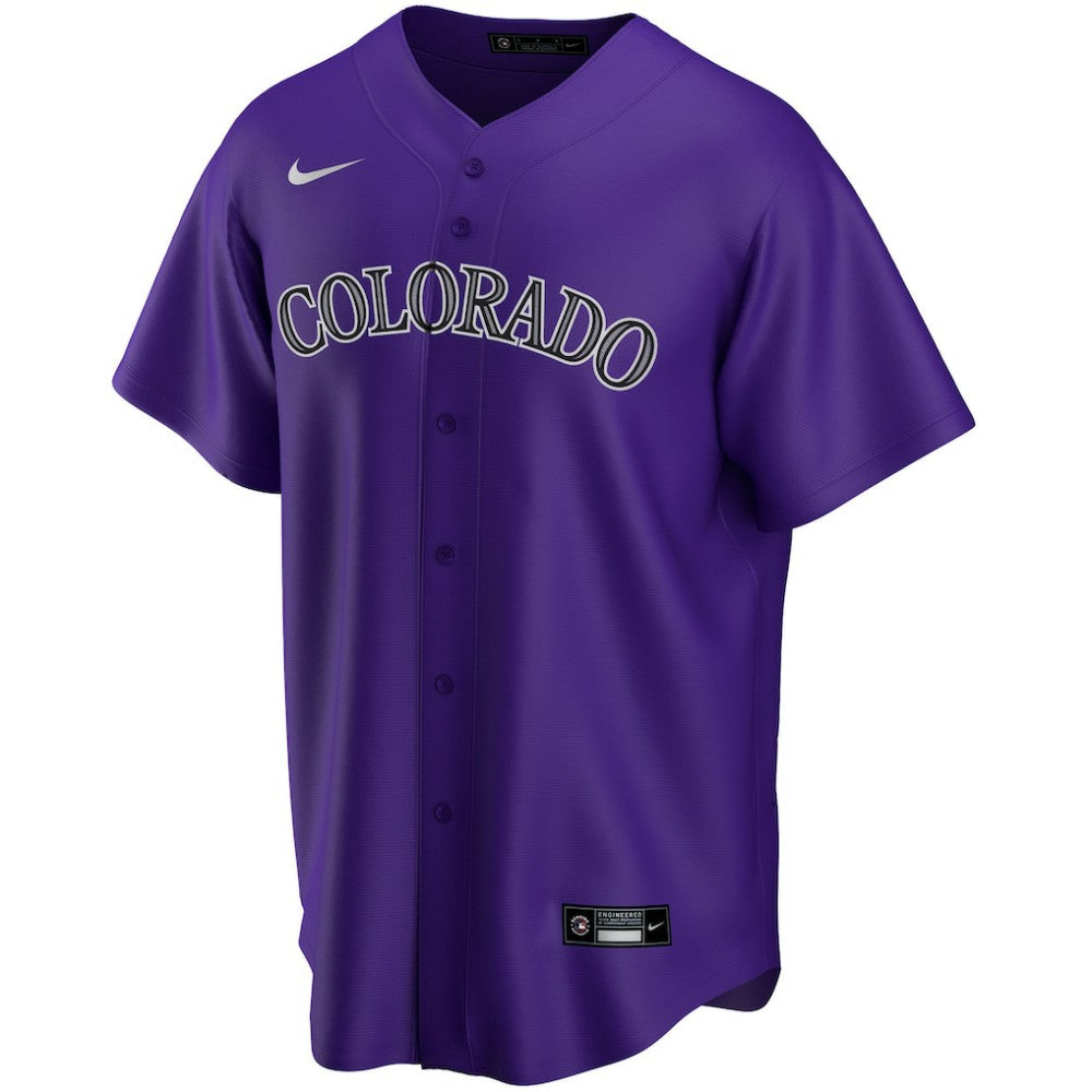 Colorado Rockies Alternate Replica Custom Jersey Purple