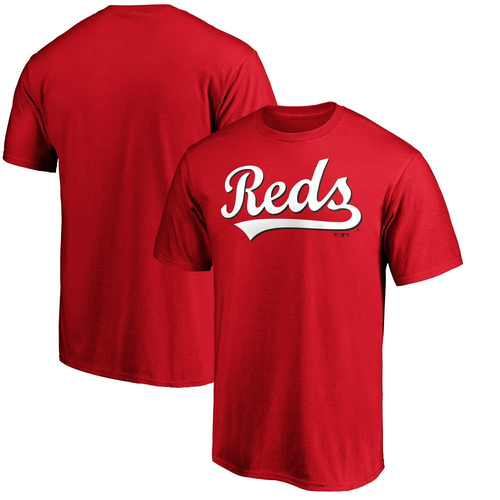 Cincinnati Reds Official Wordmark T-Shirt Red