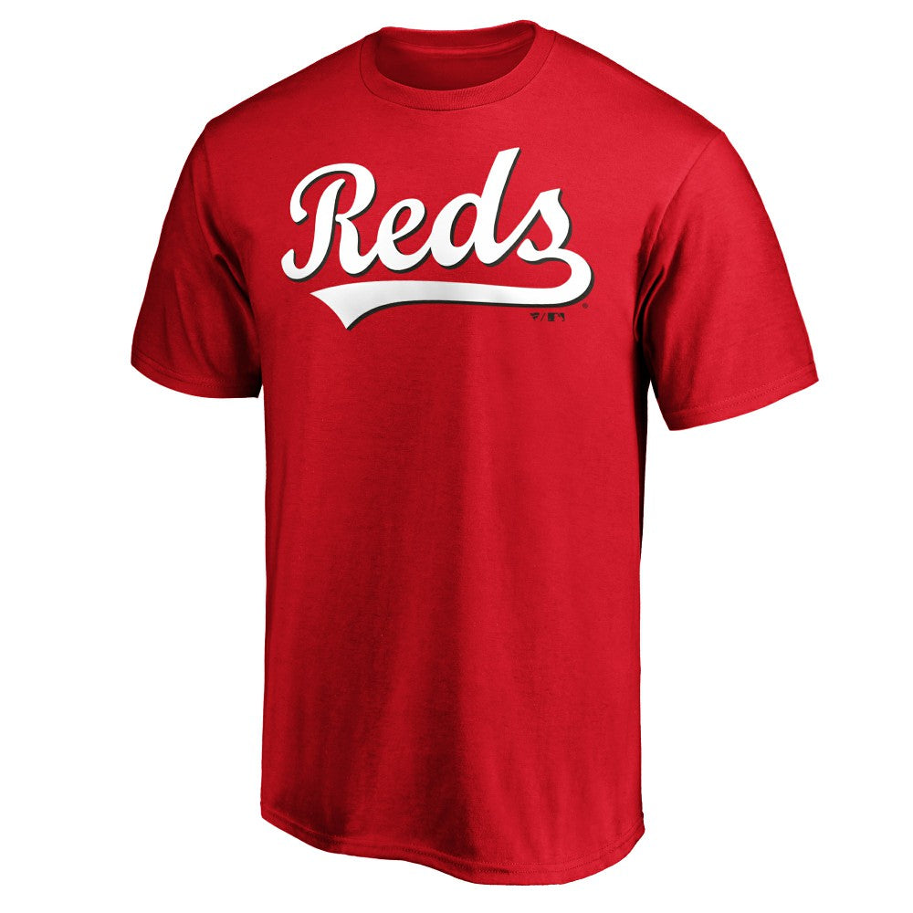 Cincinnati Reds Official Wordmark T-Shirt Red
