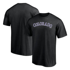 Colorado Rockies Official Wordmark T-Shirt Black