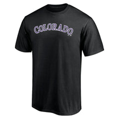 Colorado Rockies Official Wordmark T-Shirt Black