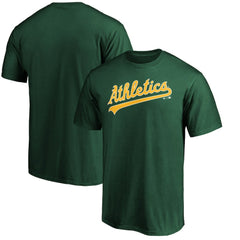 Athletics Official Wordmark Team T-Shirt Green