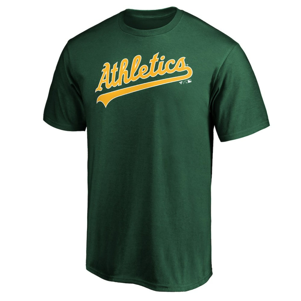 Athletics Official Wordmark Team T-Shirt Green