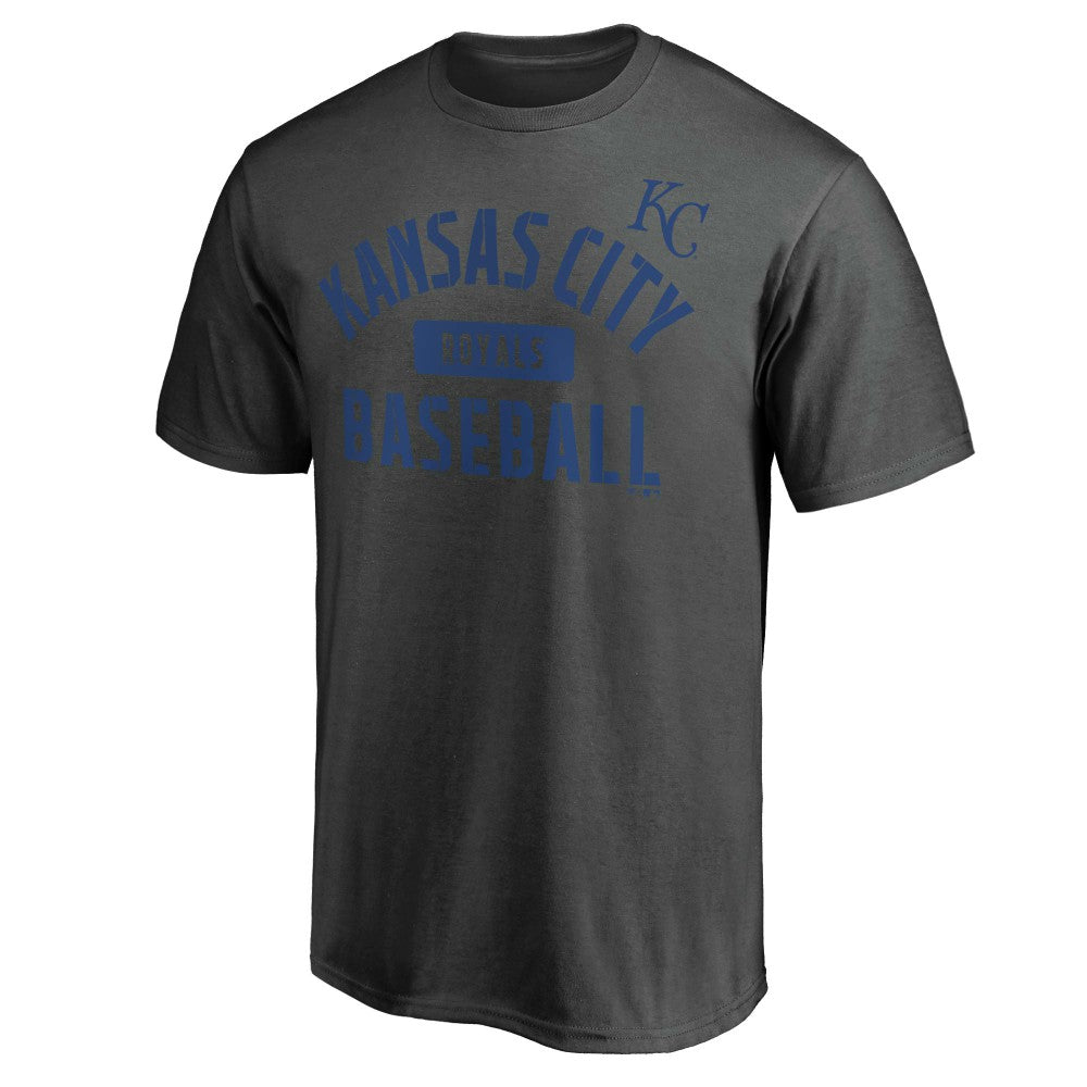 Kansas City Royals Iconic Primary Pill T-Shirt Charcoal