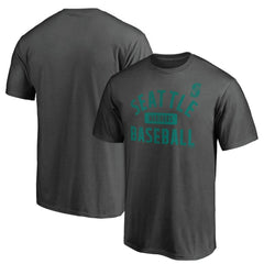 Seattle Mariners Iconic Primary Pill T-Shirt Charcoal