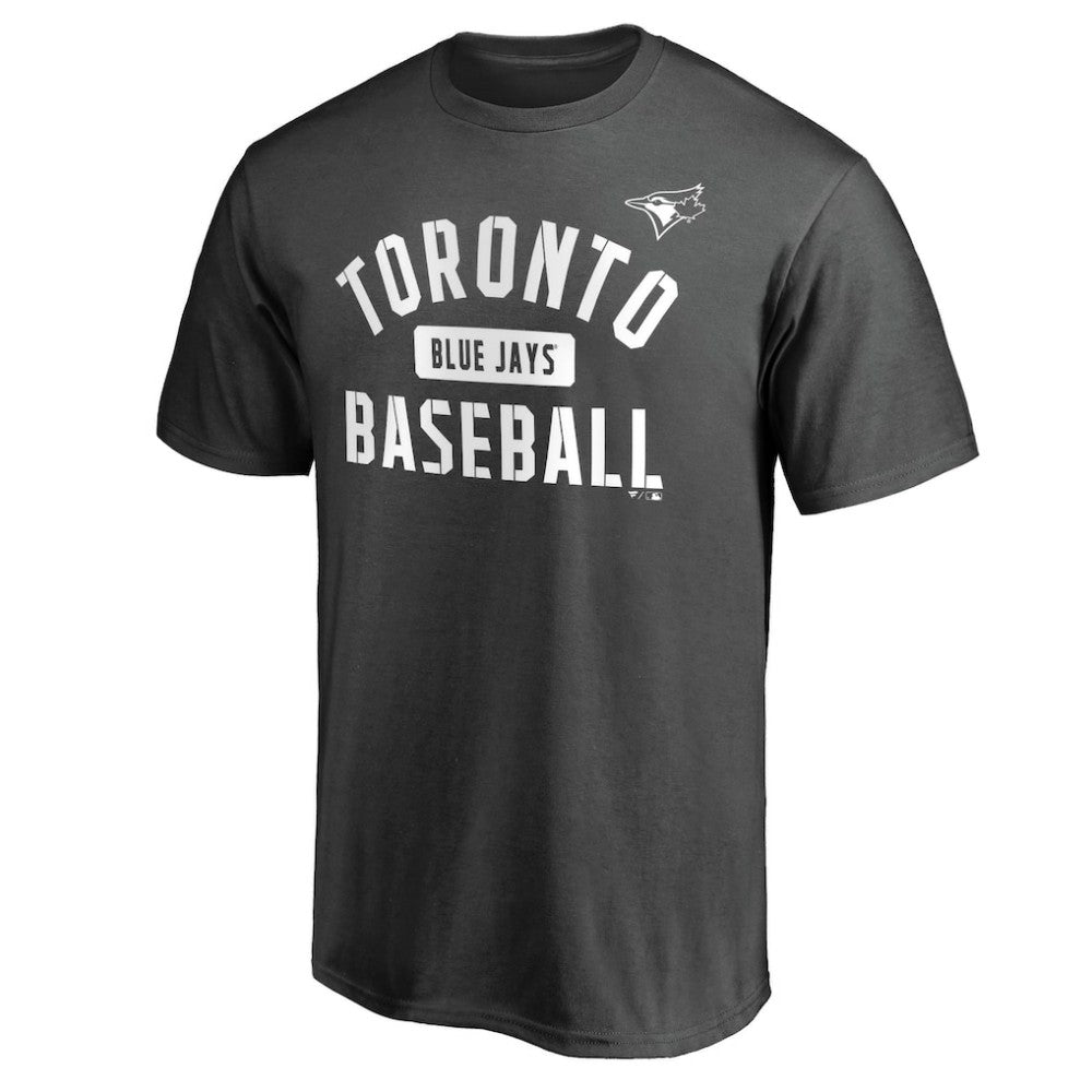 Toronto Blue Jays Iconic Primary Pill T-Shirt Charcoal