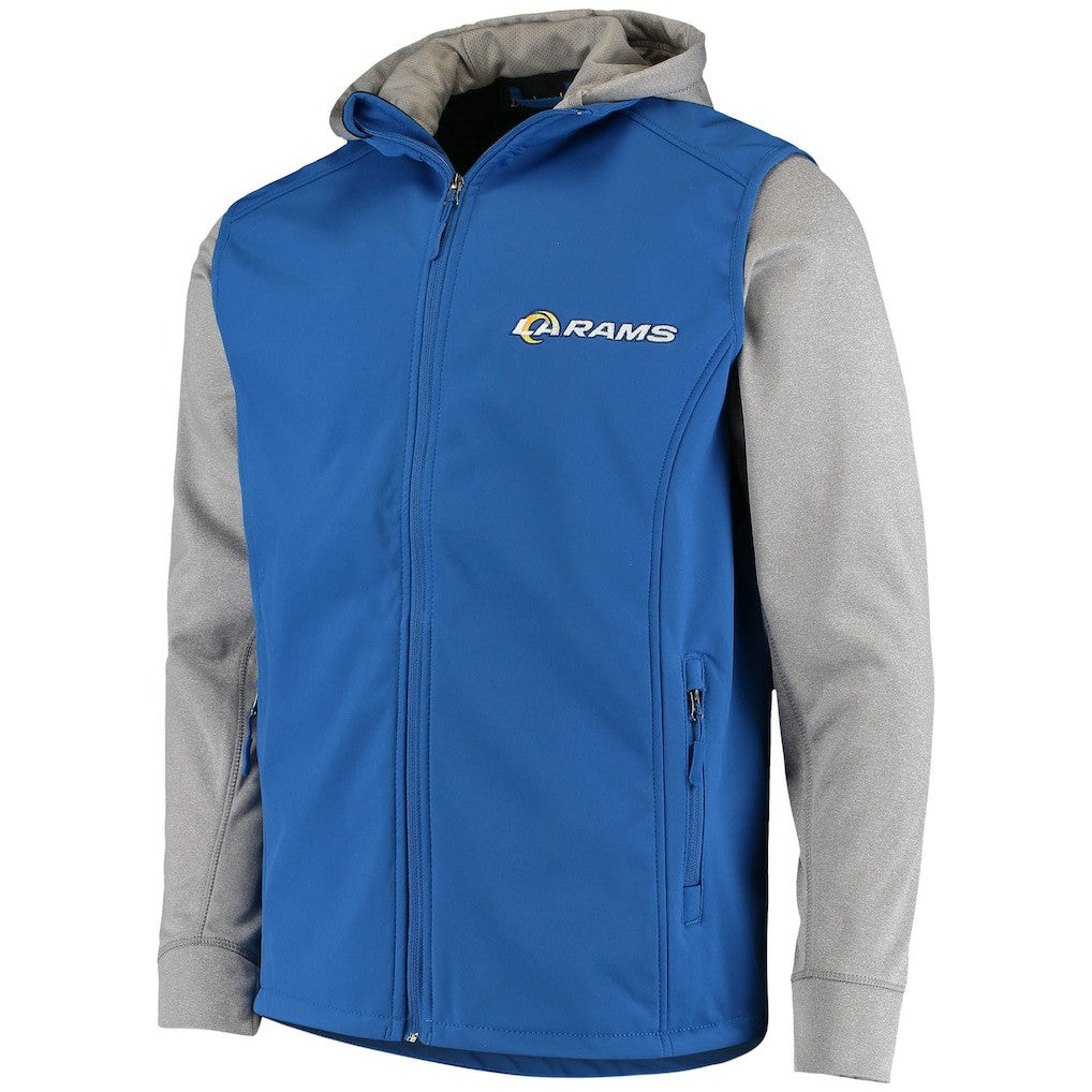 Los Angeles Rams Dunbrooke Alpha Full-Zip Jacket - Royal/Gray for sale