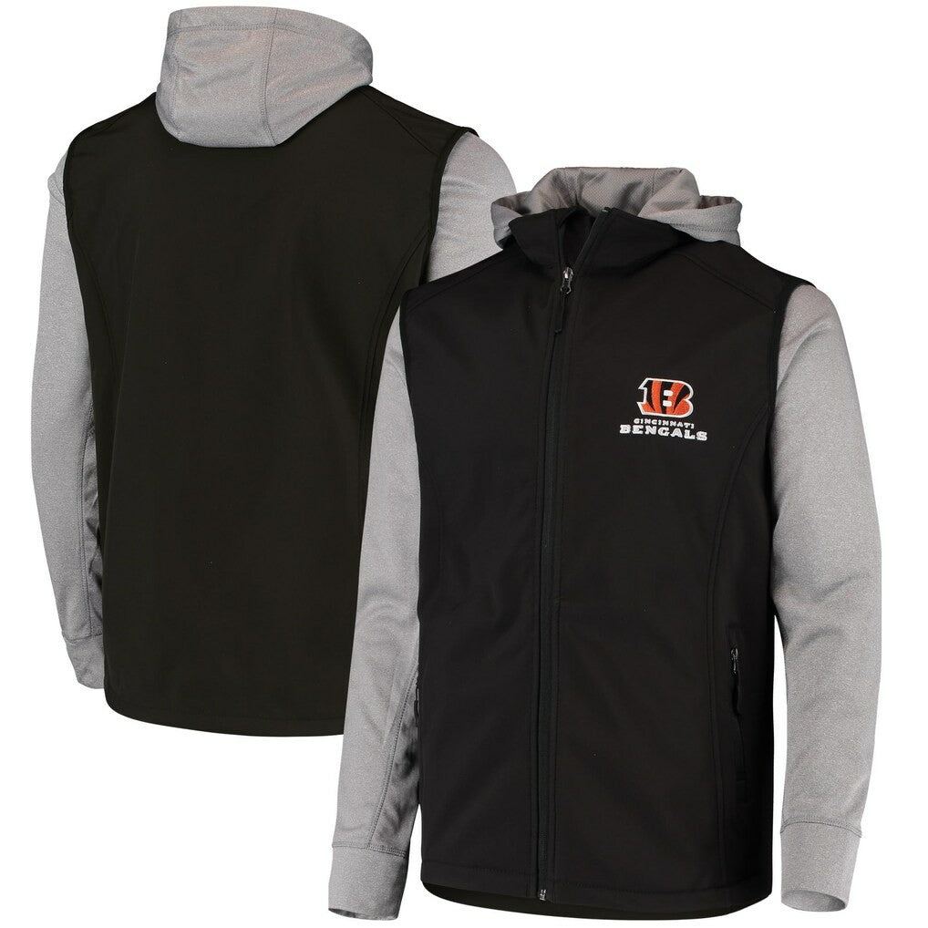 Cincinnati Bengals Dunbrooke Alpha Full-Zip Jacket - Black/Gray on sale