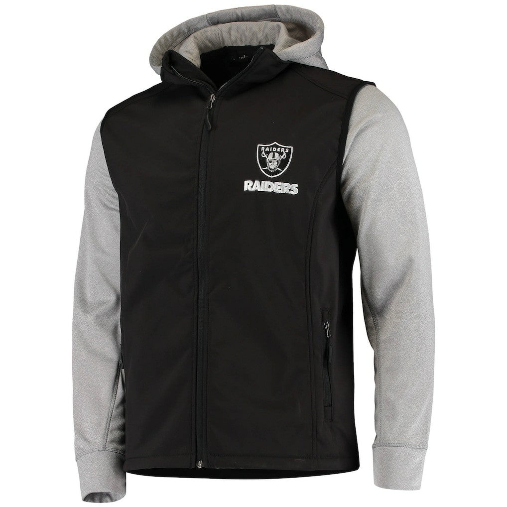 Las Vegas Raiders Dunbrooke Alpha Full-Zip Jacket - Black/Gray cheap