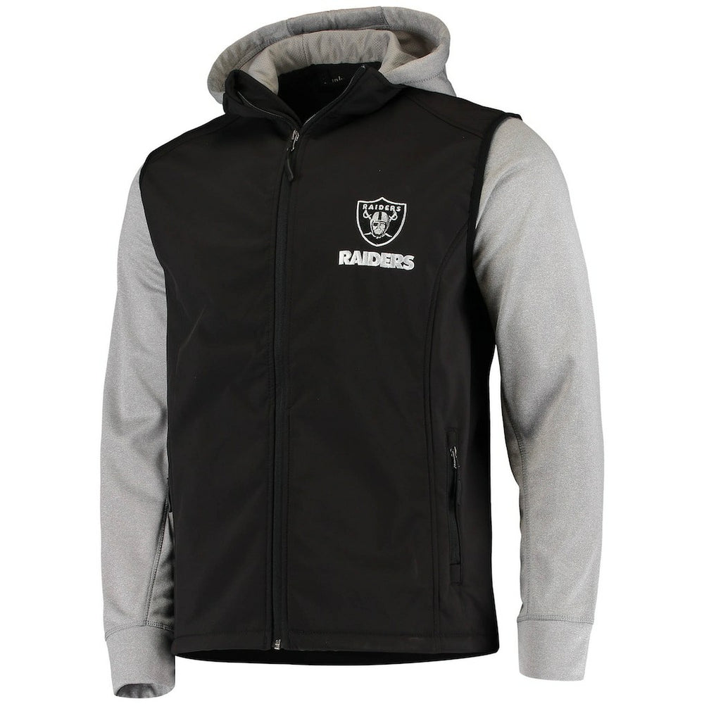 Las Vegas Raiders Dunbrooke Alpha Full-Zip Jacket - Black/Gray cheap