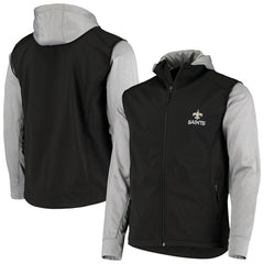 New Orleans Saints Dunbrooke Alpha Full-Zip Jacket - Black/Gray on sale