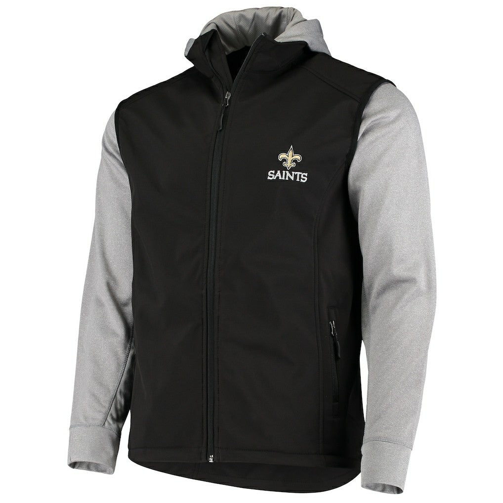 New Orleans Saints Dunbrooke Alpha Full-Zip Jacket - Black/Gray on sale
