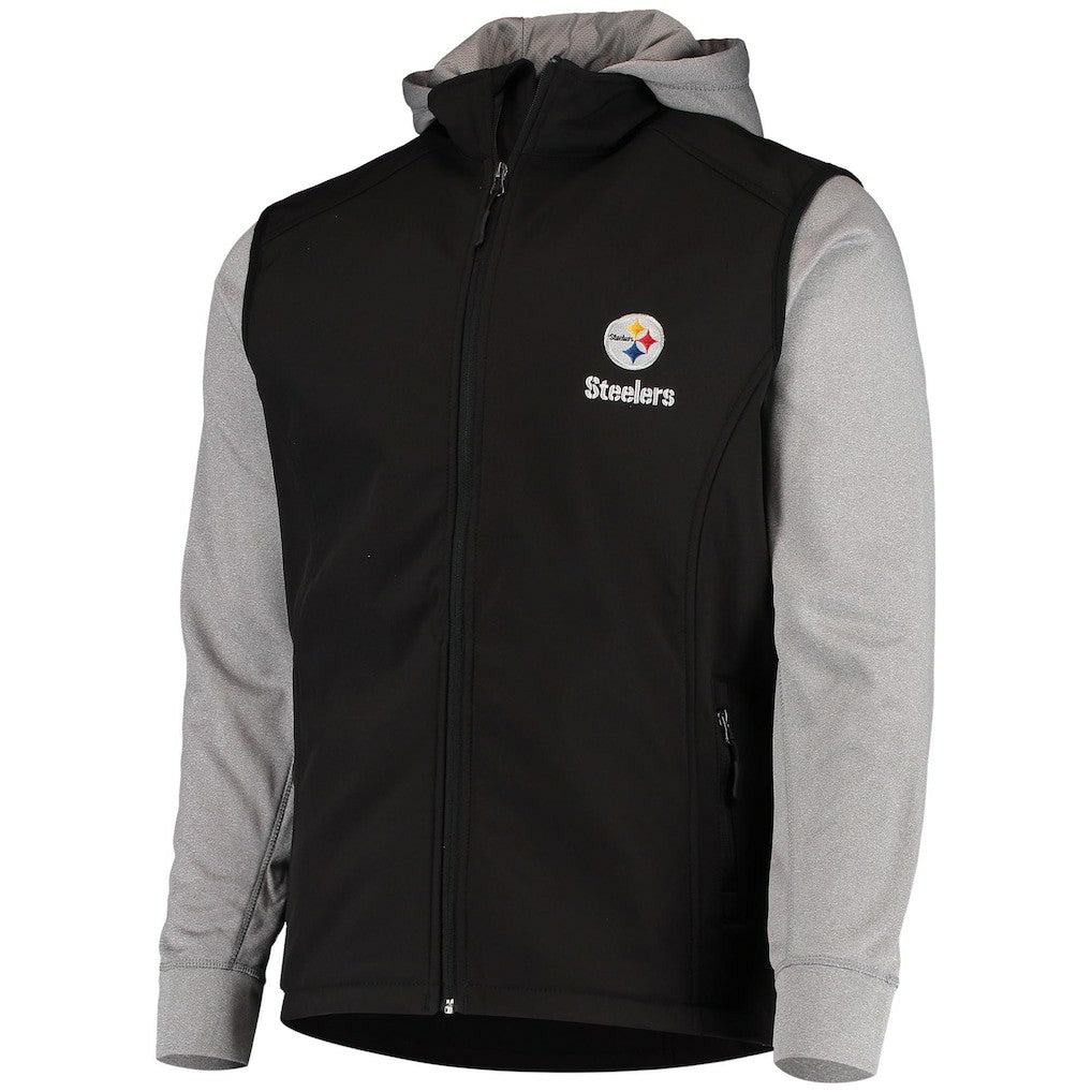 Pittsburgh Steelers Dunbrooke Alpha Full-Zip Jacket - Black/Gray on sale