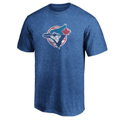 Toronto Blue Jays Cooperstown Collection True Classics Throwback Logo Tri-Blend T-Shirt Royal