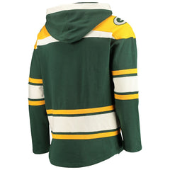 Green Bay Packers '47 Lacer V-Neck Pullover Hoodie - Green/Gold cheap