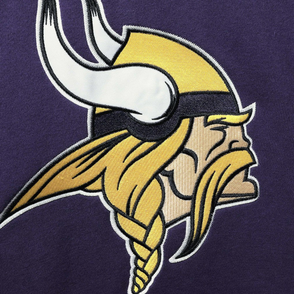 Minnesota Vikings '47 Lacer V-Neck Pullover Hoodie - Purple/Gold online