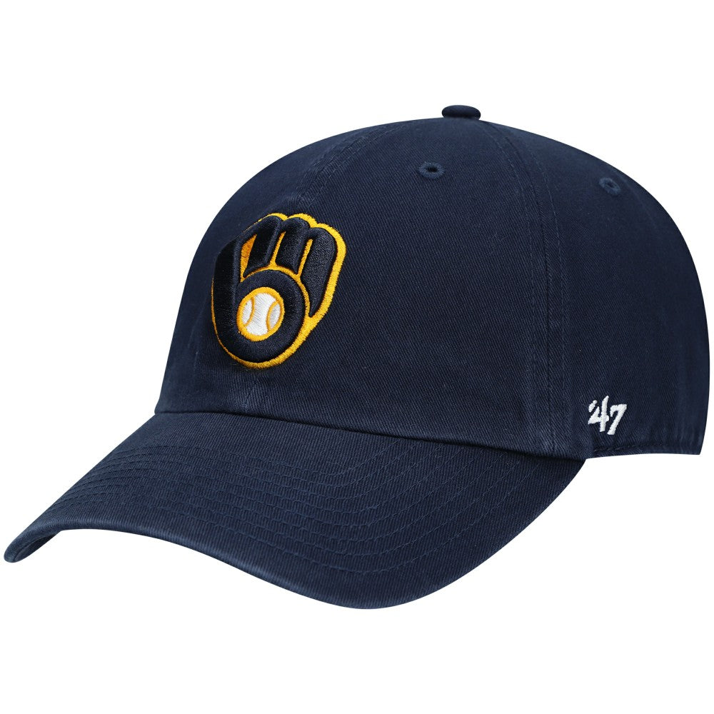 Milwaukee Brewers Clean Up Adjustable Hat Navy