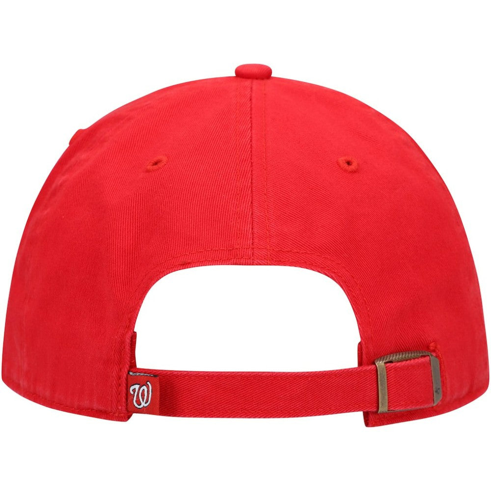 Washington Nationals Clean Up Adjustable Hat Red