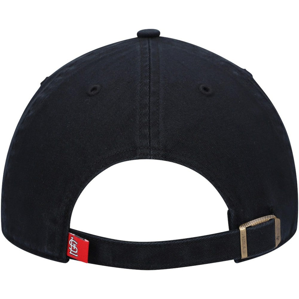St. Louis Cardinals Clean Up Adjustable Hat Black