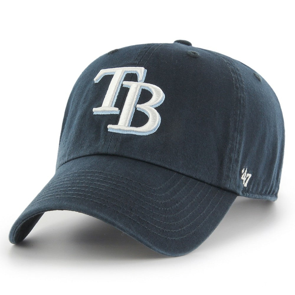 Tampa Bay Rays Clean Up Adjustable Hat Navy