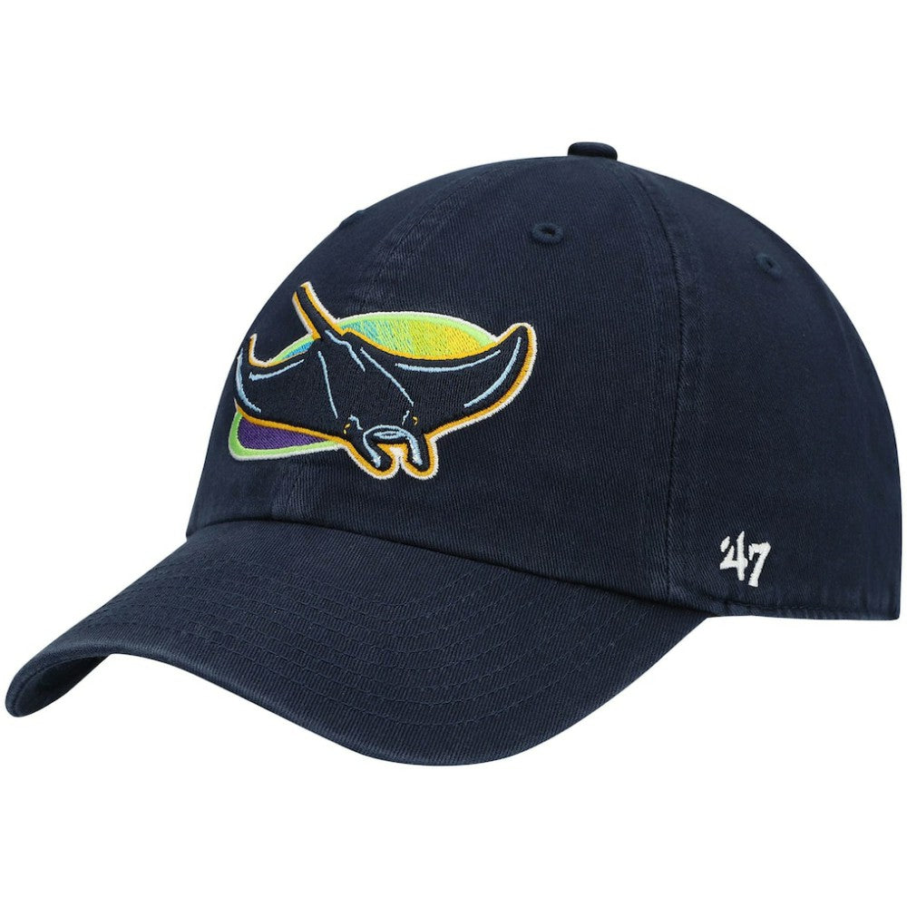 Tampa Bay Rays Clean Up Adjustable Hat Navy