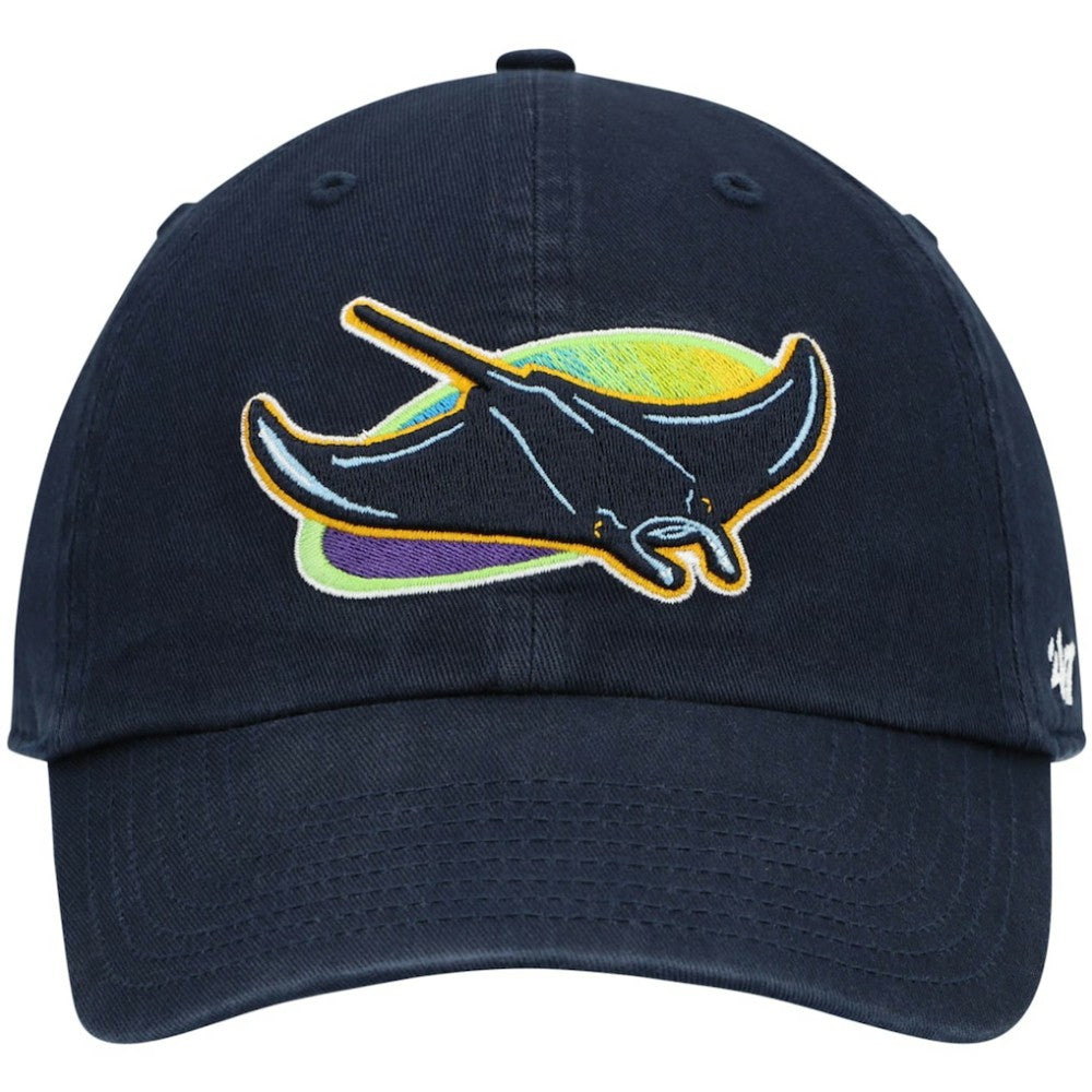 Tampa Bay Rays Clean Up Adjustable Hat Navy