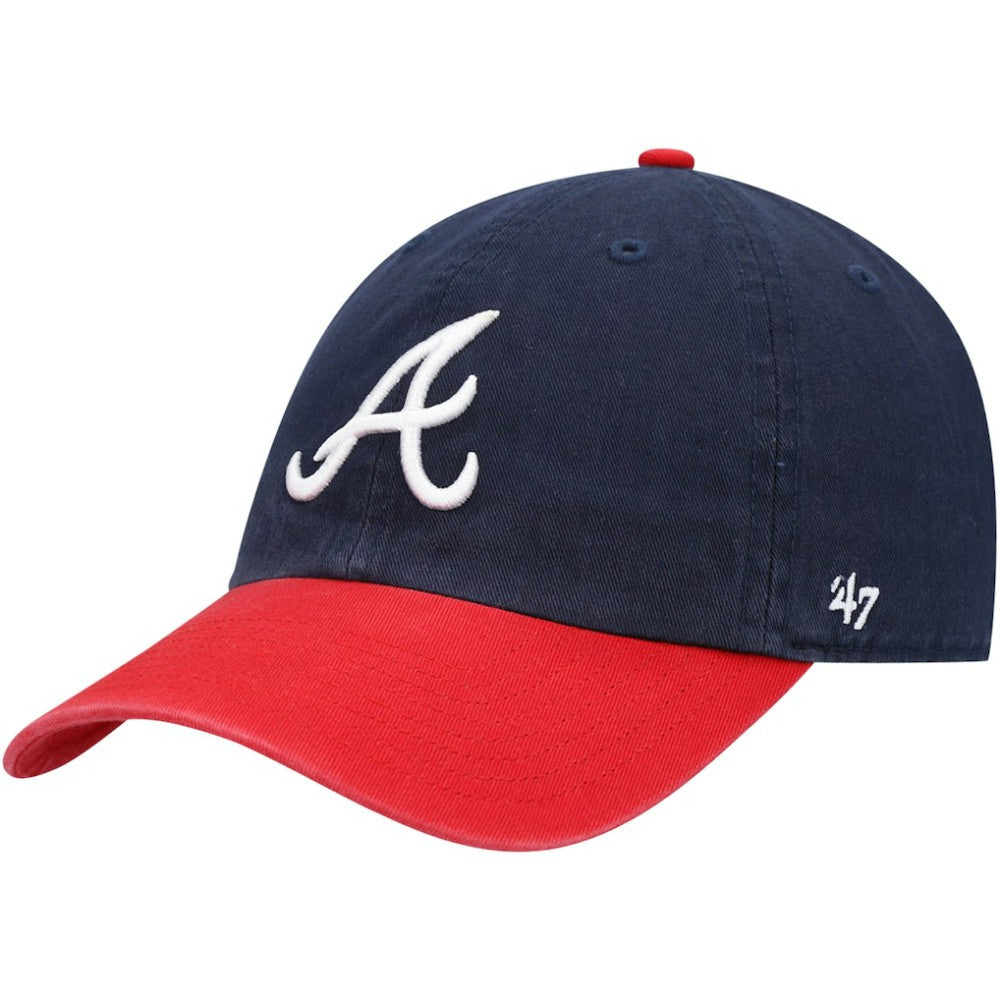 Atlanta Braves Clean Up Adjustable Hat Navy