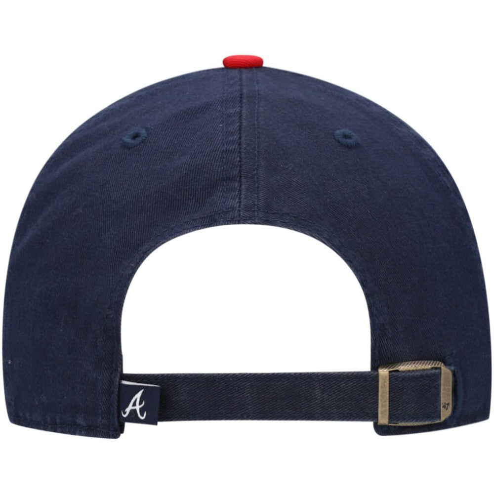 Atlanta Braves Clean Up Adjustable Hat Navy