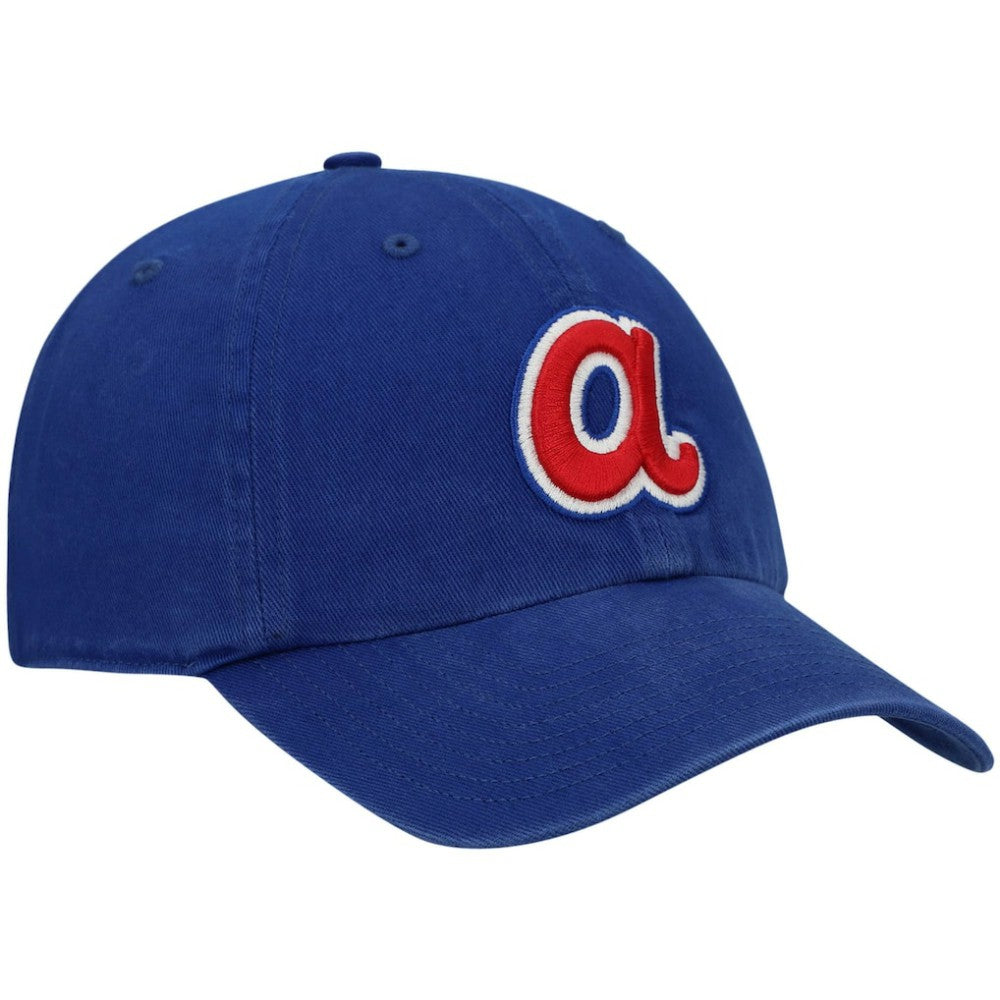 Atlanta Braves 1972 Logo Cooperstown Collection Clean Up Adjustable Hat Royal