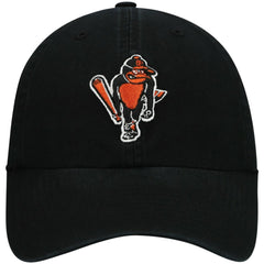 Baltimore Orioles Logo Cooperstown Collection Clean Up Adjustable Hat Black