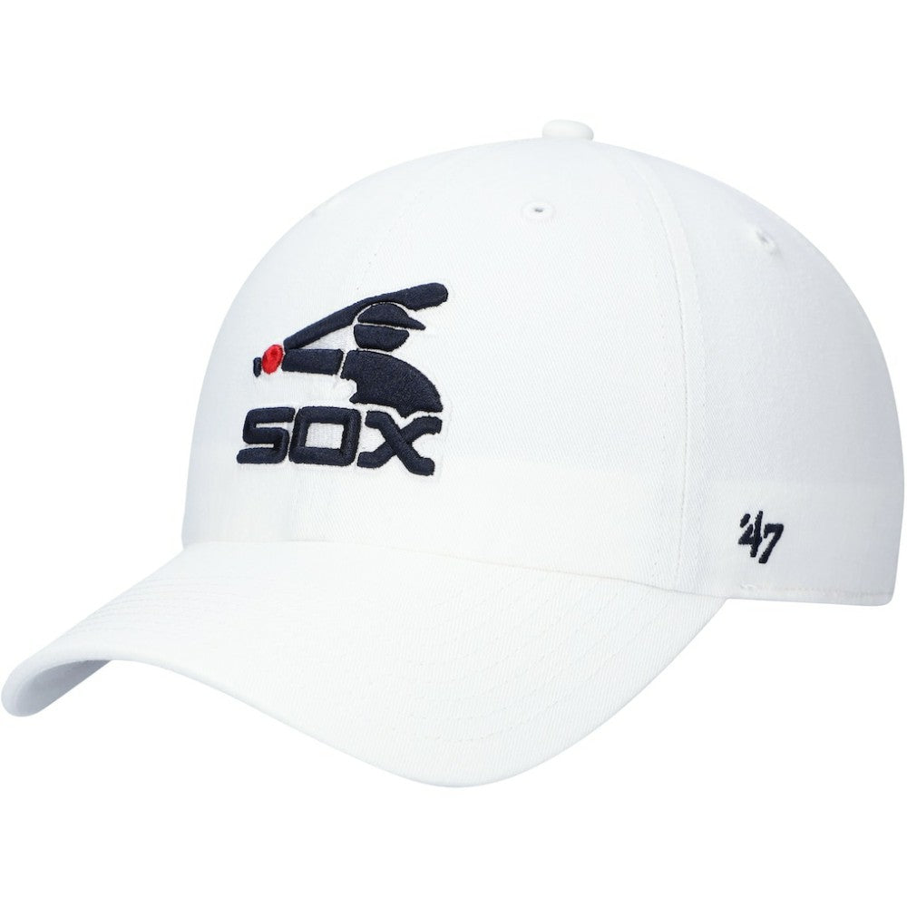 Chicago White Sox 1976 Logo Cooperstown Collection Clean Up Adjustable Hat White