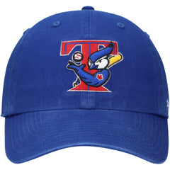 Toronto Blue Jays Team Logo Cooperstown Collection Clean Up Adjustable Hat Royal