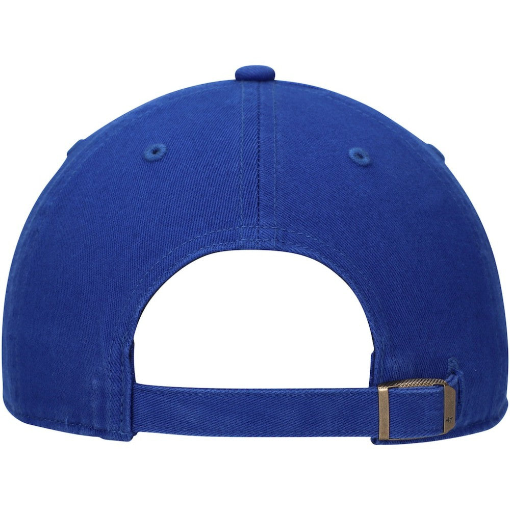 Toronto Blue Jays Team Logo Cooperstown Collection Clean Up Adjustable Hat Royal
