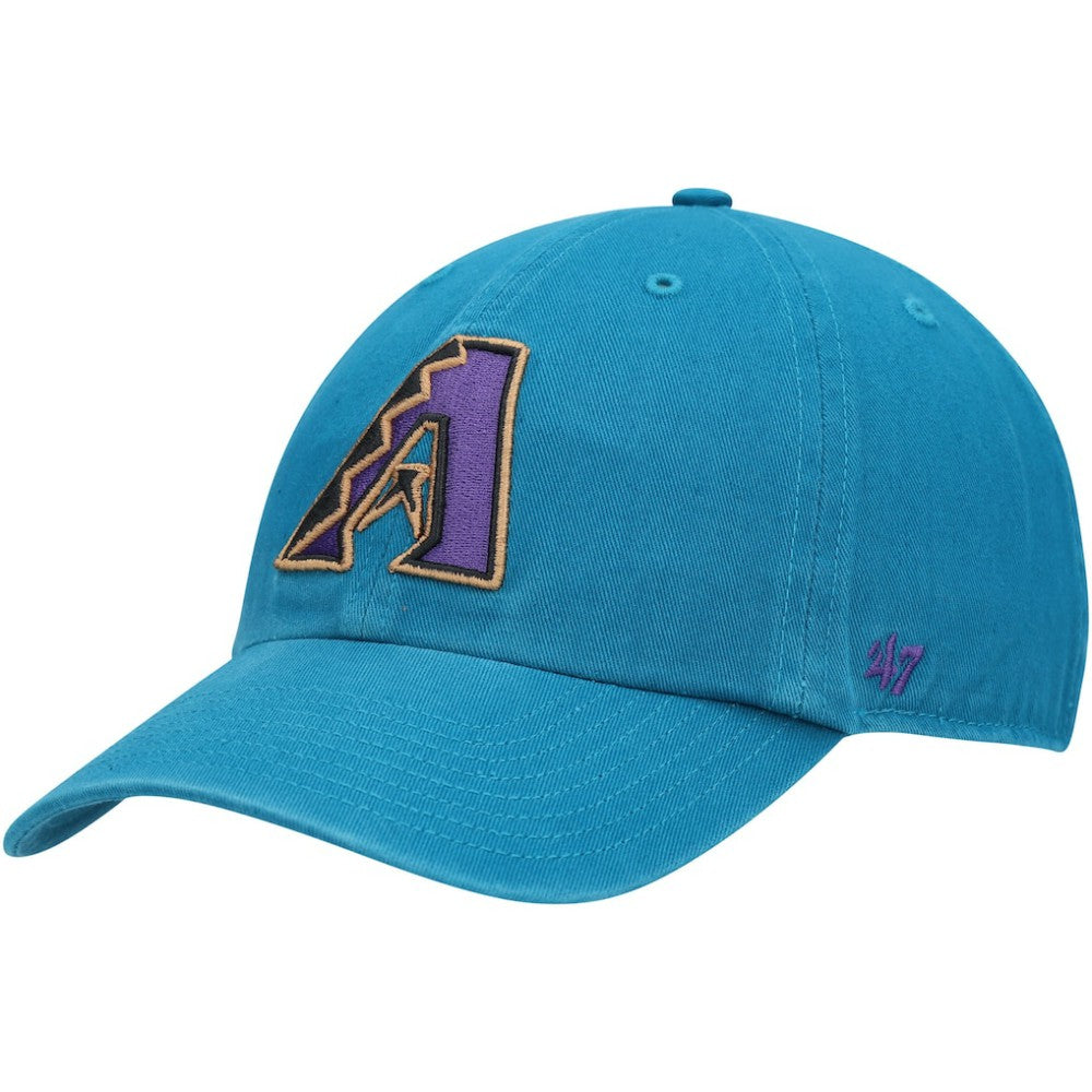 Arizona Diamondbacks Logo Cooperstown Collection Clean Up Adjustable Hat Teal