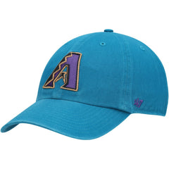 Arizona Diamondbacks Logo Cooperstown Collection Clean Up Adjustable Hat Teal