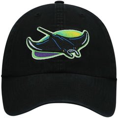 Tampa Bay Rays 2000 Logo Cooperstown Collection Clean Up Adjustable Hat Black