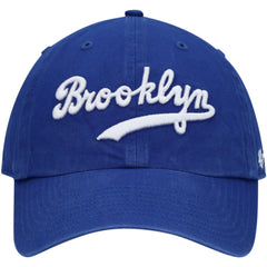 Brooklyn Dodgers Logo Cooperstown Collection Clean Up Adjustable Hat Royal